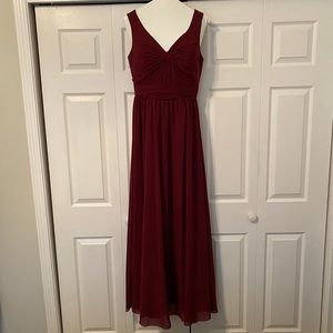 Burgundy Bridesmaid Dress